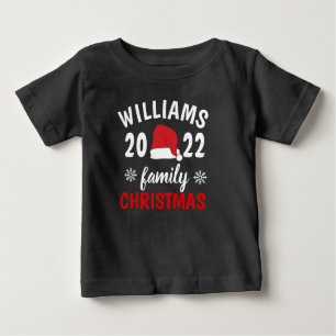 Custom Family Christmas 2022 Baby T-Shirt