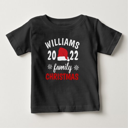 Custom Family Christmas 2022  Baby T_Shirt