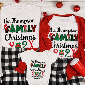 Custom Family Christmas Making Memories Together T-Shirt