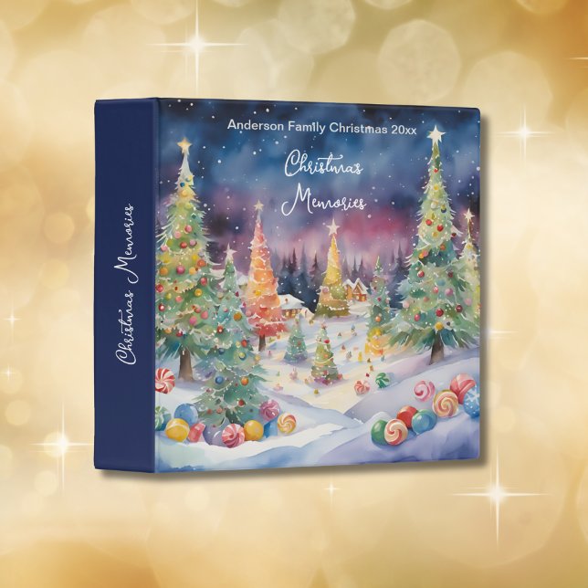 Custom Family Christmas Memories 3-Rind Binder (Creator Uploaded)
