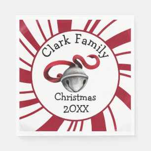 Custom Family Christmas Napkins