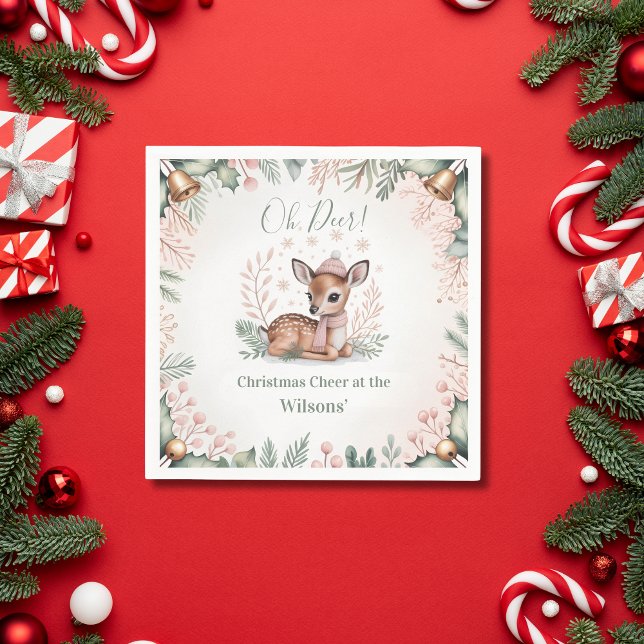 Custom Family Christmas Napkins (Creator Uploaded)