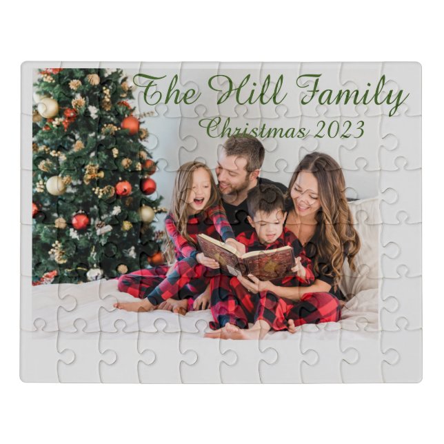 Custom Family Christmas Puzzle (Puzzle Horizontal)