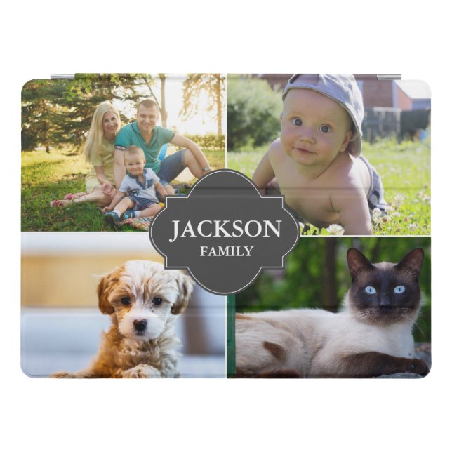 Custom Family Crest Photo Tablet Case (Horizontal)