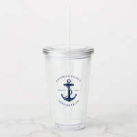 Custom Family Cruise Ship Nautical Anchor Swag