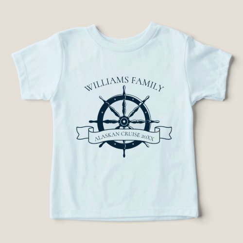 Custom Family Cruise Ship Trip Nautical Wheel