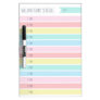 Custom Family Daily Planner or Homeschool Schedule Dry Erase Board