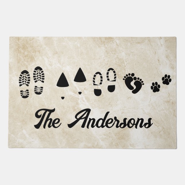 Custom Family Doormat (Front)