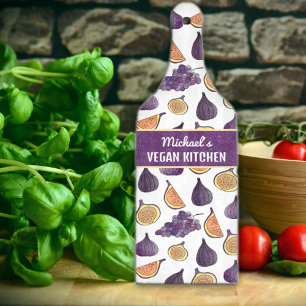 Custom Family Figs and Grapes Cutting Board