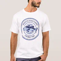 Custom Family Fishing Trip Blue Lake Fisherman Hoodie, Zazzle