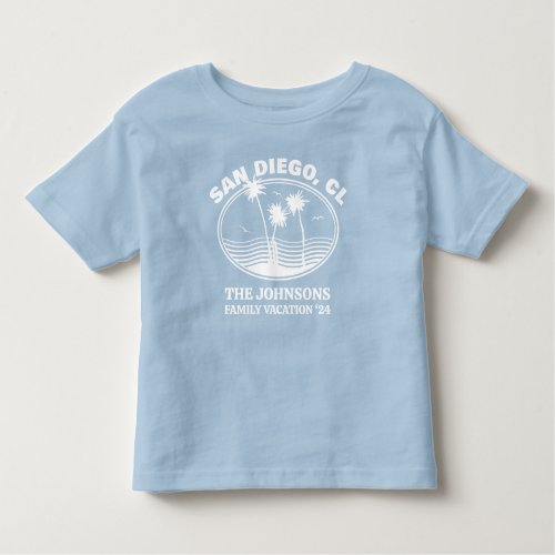 Custom Family Friends Beach Vacation Matching Toddler T_shirt