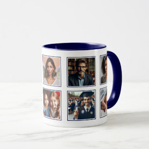 Custom Family Friends or Office 10-Photo Collage Mug