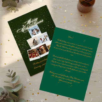 Custom Family Holiday Card – Photos & Message
