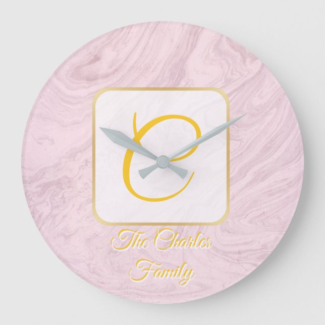 Custom family home clock (Front)