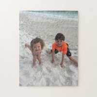 Custom Family Kids Photo Jigsaw Puzzle