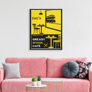 Custom Family Kitchen  Canvas Print