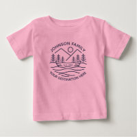 Custom Family Lake Camping Vacation Group Matching