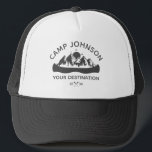 Custom Family Lake Camping Vacation Group Matching Trucker Hat<br><div class="desc">Looking to commemorate your lake and camping vacation? Our custom vacation t-shirts are perfect for family reunions,  group trips,  and outdoor adventures. Personalize them with your family or group name and vacation year for a unique keepsake. Order today and cherish the memories forever!</div>