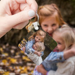 Custom Family Love Handwritten Photo Personalized Keychain<br><div class="desc">This design may be personalized in the area provided by changing the photo and/or text. Or it can be customized by clicking Personalize this Template and then choosing the click to customize further option and delete or change the color of the background, add text, change the text color or style,...</div>