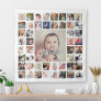 Custom Family Memories Personalized Photo Collage Tapestry