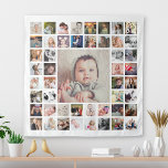 Custom Family Memories Personalized Photo Collage Tapestry at Zazzle