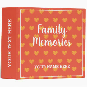 Custom family memories scrapbooking album 3 ring binder