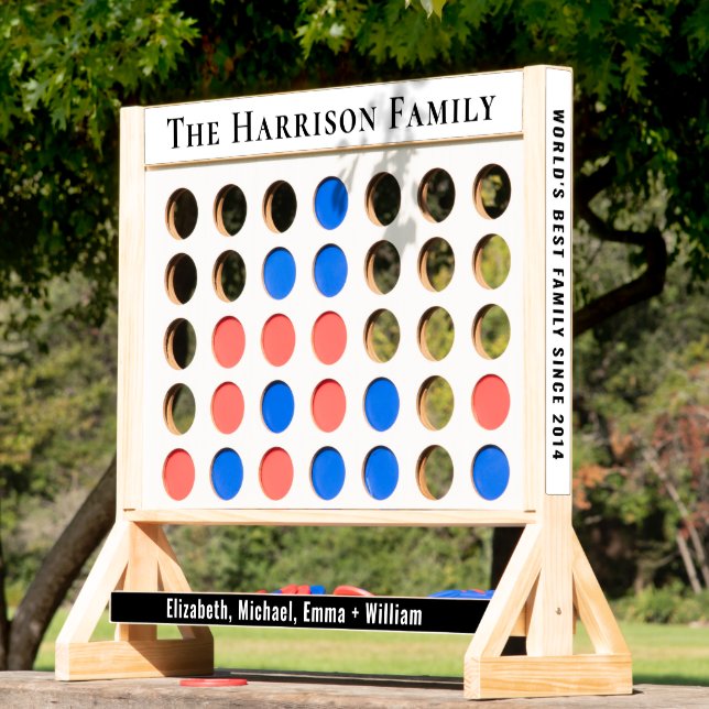 Custom Family Monogram Fast Four (Lawn)