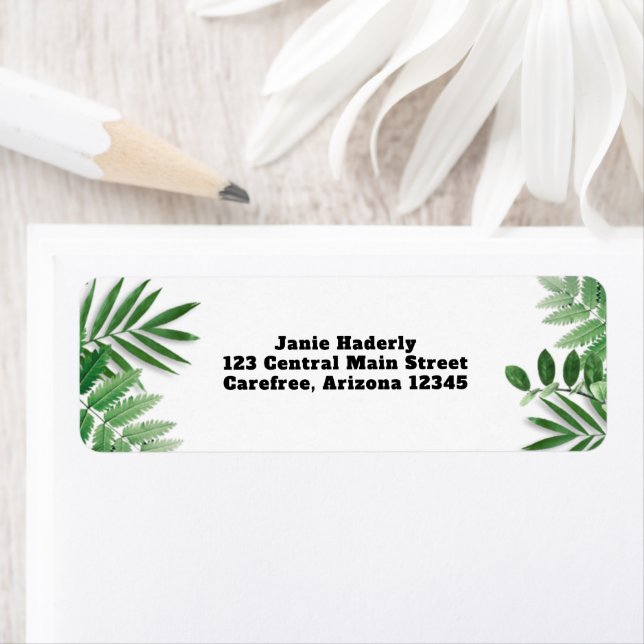 Custom Family Name Address Label (Insitu)