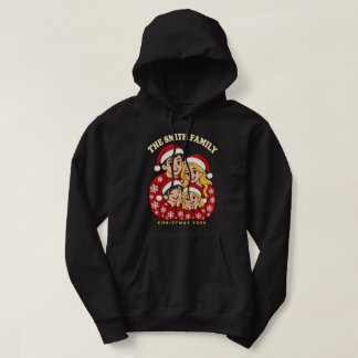 Custom Family Name Christmas Hoodie