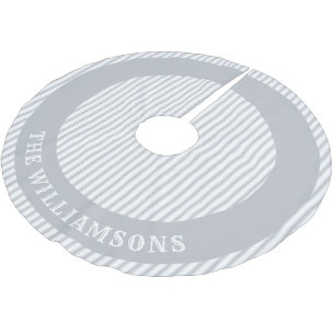 custom family name christmas tree skirt