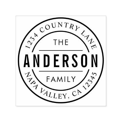 Custom Family Name | Create Your Own Return Addres Self-inking Stamp Custom Family Name Create Your Own Return Addres Self_inking Stamp