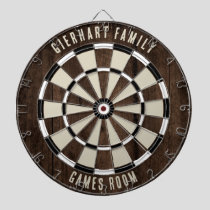 Custom Family Name Dart Board
