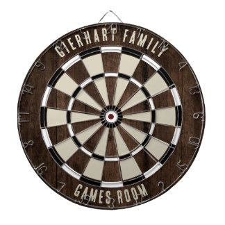 Custom Family Name Dart Board