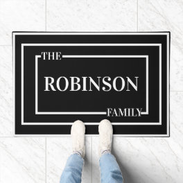 Custom Family Name Door Mat