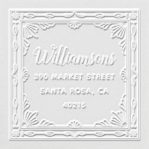 Custom Family Name Embosser - Return Address