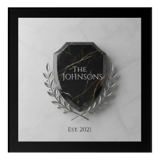 Custom Family Name Entryway Art