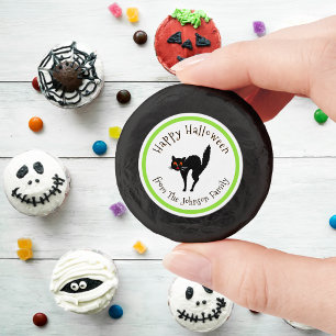 Custom Family Name Fun Halloween Trick or Treat Dipped Oreo Cookie Favors