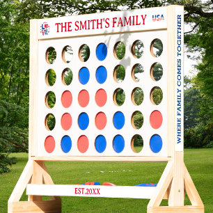 Custom Family Name Game Night Gift Fast Four