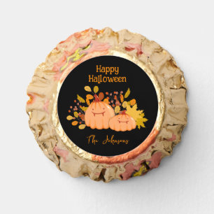 Custom Family Name Happy Halloween Candy Favors