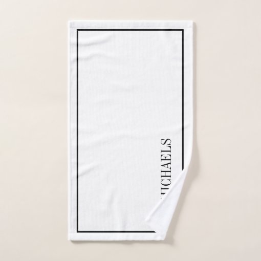 Bathroom Towel Set With Name