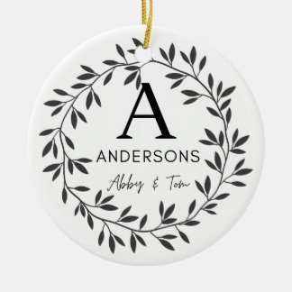 Custom Family Name Ornament