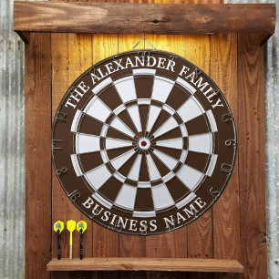 Custom Family Name Personalized Dart Board