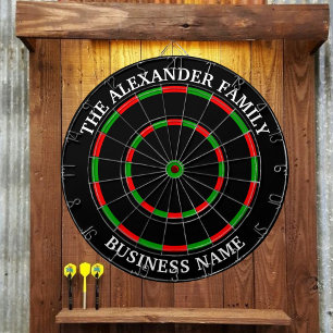 Custom Family Name Personalized Dart Board