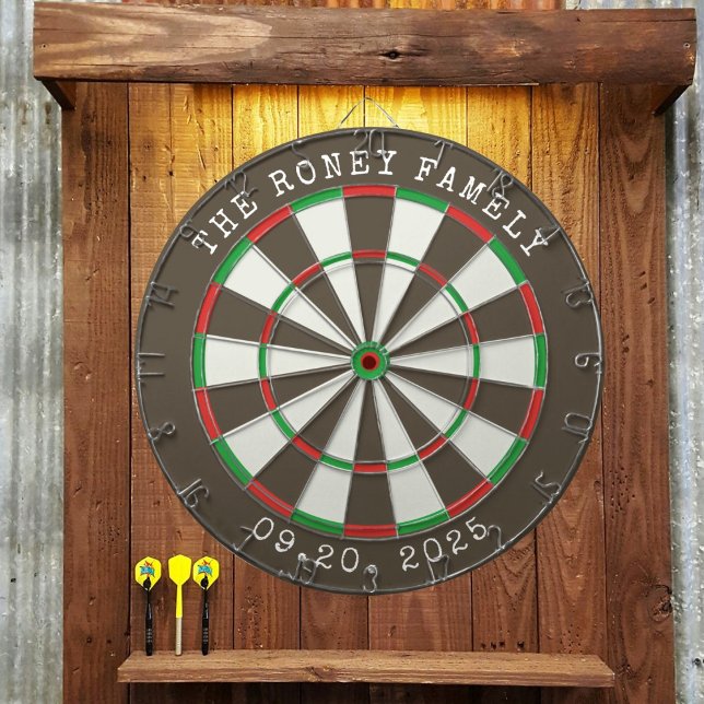 Custom Family Name Personalized Dartboards (Creator Uploaded)