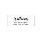 Custom Family Name Return Address