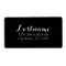 Custom Family Name Return Address - Whimsy Black