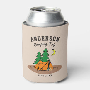 Engraved Hunter Wooden Beer Can Cooler