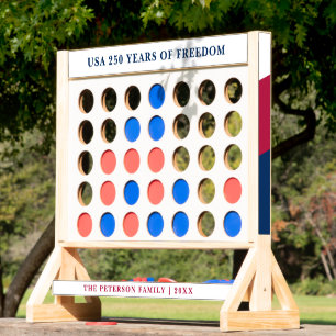 Custom Family Name USA 250th Anniversary  Fast Four