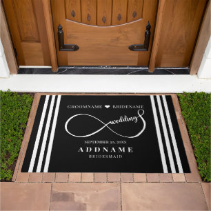 Custom Family Name & Wedding Date Doormat