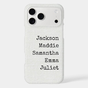 Custom Family Names Gift for Grandma & Mom iPhone 17 Pro Max Case